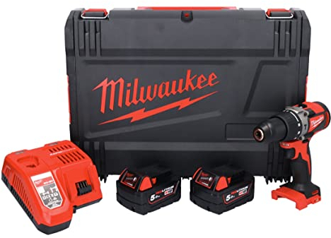 Milwaukee Schlagbohrmaschine 18 Volt 5,0Ah Brushless Koffer HeavyDuty