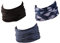 Hilltop 3 x Motorrad Multifunktionstuch, Schlauchtuch, Sport-Halstuch, Bandana / 3-er Set in aktuellen Designs, 3er Set:Grau Schwarz Selektion