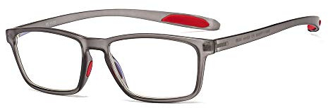 Suertree Blaulichtfilter Lesebrille Computerbrille TR90 Rahmenleser PC Gaming UV Blaulicht Blockier Brille Gläser Damen Herren 1.5X