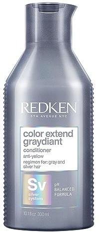 Redken | Spülung für graues und blondes Haar ohne Gelbstich, Color Extend Graydiant Conditioner, 1 x 300 ml