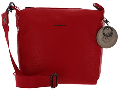 Mandarina Duck Damen Mellow Leather Schultertasche, Flame Scarlet