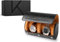 KENARK KW6M-BK Reise-Uhrengehäuse für 2 Uhren - Uhren-Rolle für Kratzer - Luxus Uhrenbox - Uhren-Aufbewahrungstasche (Schwarz)