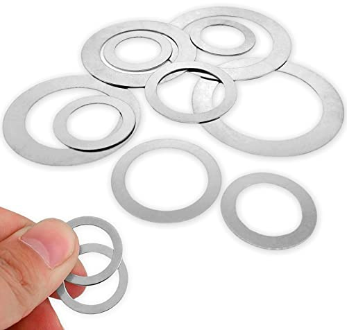 Plasmagal | Arandelas de Ajuste DIN 988 de Acero desde 0,1mm a 1,0 mm de espesor (Bolsas de10,100 ó 1.000 unidades) (10, 20x28x0,2)