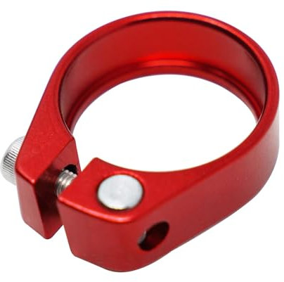 Laxzo ® Abrazadera para tija de sillín de bicicleta, aleación de aluminio, liberación rápida, bicicleta de carretera, bicicleta plegable DH MTB BMX