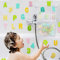 Organisateur Jouet Bain, Hillylolly Filet de Rangement Jouet Bain, Filet Jouet Salle de Bain, Sac Rangement Jouet Bain, avec Lettres et Chiffres Bain, 45 X 35 cm, pour Stocker Jouets, Articles Divers