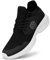 Giniros Laufschuhe Turnschuhe Sportschuhe Damen Sneaker Running Tennis Walking Schuhe Freizeitschuhe Straßenlaufschuhe Outdoor rutschfeste Leichte Fitness Jogging schwarz & weiße Sohle 41EU