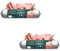 Fresco Dog Barf Wurst Complete-Menü Kaninchen und Ente | Doppelpack | 2 x 400g | Futtermittel für Hunde mit Kaninchen und Ente| Kann dabei helfen Hunde optimal zu versorgen
