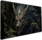 Grand Tapis de Souris de Jeu Japonais avec Motif Dragon et Dessin animé, Noir, pour décoration de Bureau pour Homme, Tapis de Souris Anime avec Bords Cousus, Tapis de Bureau en Caoutchouc