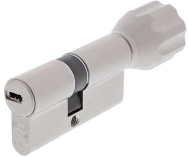 QPlus24 Zylinder Nachfertigung für EC550 Schließzylinder Größe 45/50K ohne Schlüssel Türzylinder nachbestellen nach SM Code
