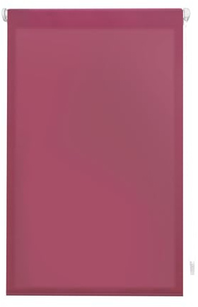 INTERBLIND Premium EasyFix Rollo, durchscheinend, glatt, 42 x 180 cm (Breite x Höhe) - Premium-Rollo, Montage ohne Werkzeug, Stoffmaß 39 x 175 cm, ohne Bohren, Lila