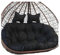 AZVFLY Hängesessel Kissen, Twin Sitzkissen Hängesessel 2 Personen, Ultra Dick Anti-Verformung Auflagen Polster für Schwingsessel, Outdoor Indoor HäNgesessel Polsterauflage