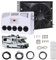 SNBGRYE 12v/24v Rv Air Conditioner, 850W Split Parking Air Conditioner Kit, 450m³/H Air Volume, Silent - Fast Cooling, For Semi-Trailer Trucks, Buses, Rvs, Caravans, Excavators,Black-24V