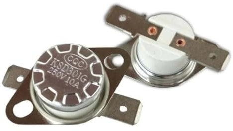 SFNGXXAG 2pcs Normal Closed Ceramics Thermostat Switch 165/170/175/180/185/200/210/220/240/250/260/280/300/350℃ Temperature Sensor Switch(175 Degree)