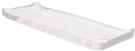 Amosfun Transparente Servierplatte Länglich Für Sushi Snacks Desserts Pasta Vorspeisen Lebensmittelecht Langlebig Einfache Sparend Für Küche Oder Restaurant