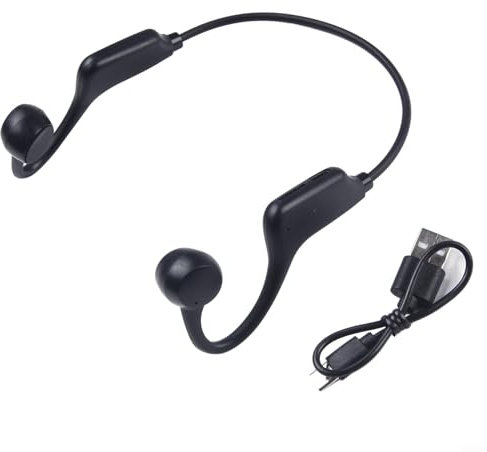 EXTRWORY Auriculares de conducción ósea inalámbricos, compatibles con Bluetooth 5.2, auriculares abiertos impermeables para deportes