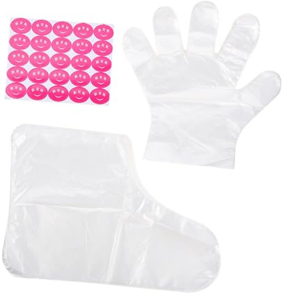 Praktische Fußpeeling Maske 1 Satz Pe Weiß mit Fixierstickern