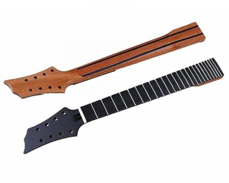 mástil de guitarra Guitarra eléctrica de mástil de arce 8 cuerdas 24 trastes piezas DIY