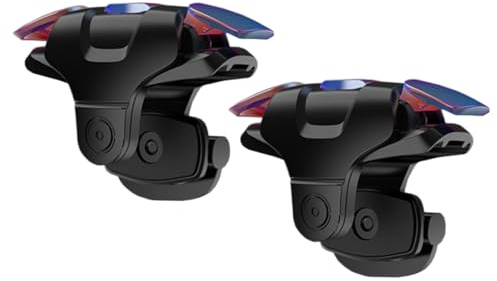 DOITOOL Mobile Game Controller Metallgriff Langlebiger Gaming Trigger mit Rutschfesten Silikonpads Tragbar Kompatibel für Smartphones Einfache Installation für Handy spiele Geeignet