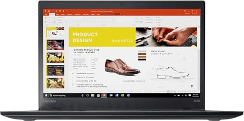 Lenovo ThinkPad T470s Ordinateur portable professionnel 14 FHD (1920 x 1080), Intel Core i5-7300U, 8 Go de RAM, SSD 256 Go, clavier QWERTY, Windows 11 Pro (reconditionné)