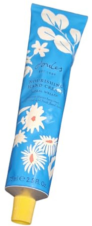 Joules-London Nourishing Hand Cream, Floral Wreath Scent, Blue Tube, 75ml/2.5 Fl Oz