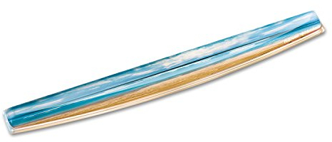 Fellowes Photo Gel Keyboard Wrist Rest with Microban Protection, Sandy Beach (9179401)