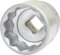 KS Tools 911.1589 - Vaso para tornillos 12 cantos (tamaño: 36 mm, 1/2)