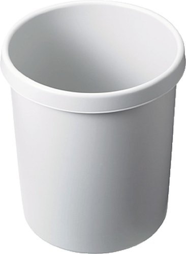 Helit Papierkorb /H6106182 Ø 350 mm, H 405mm lichtgrau Inh.30 l