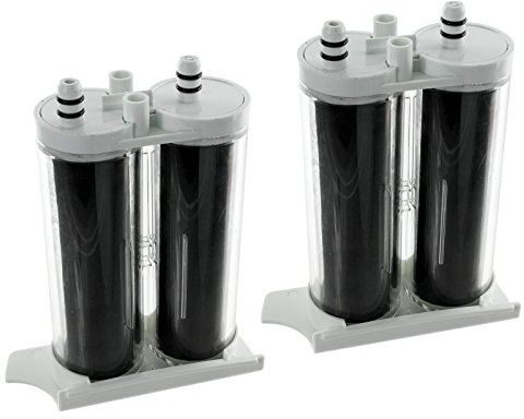 Spares2go WF2CB Fridge Water Filter Cartridge for John Lewis JLAFFS2007 Refrigerator (Pack of 2)