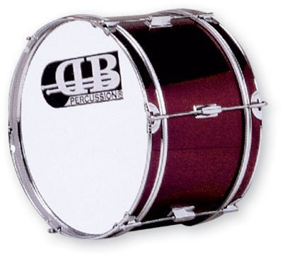 DB Percussion DB0048 - Bombo banda 18 x 10, color rojo vino