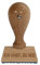 Bütic Spaß Holzstempel V2 / Fun-Stempel HS4010 mit Beschriftung oder Wunschtext, Spaßstempel:ICH Chef. DU NIX!