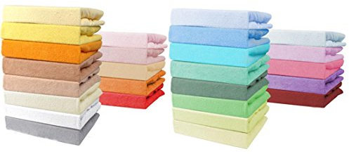 Best For Kids Spannbettlaken 55x90 cm 100% Baumwolle Frottee Jersey Spannbettlaken Winter warme