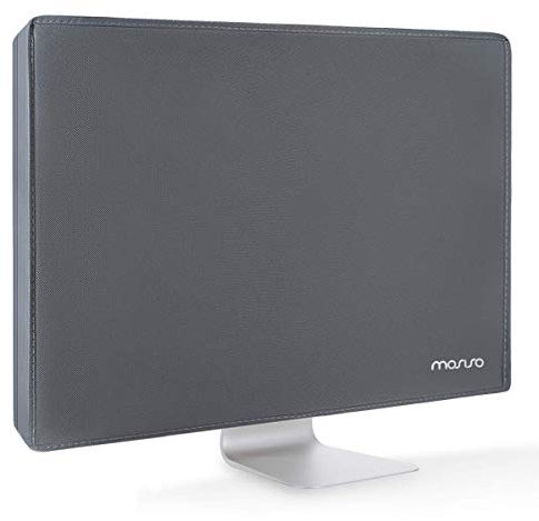 MOSISO Monitor Dust Cover 19,19.5,20,20.5,21 inch Anti-Static Dustproof LCD/LED/HD Panel Case Computer Screen Protective Sleeve Compatible with iMac 21.5,19-21 inch PC,Desktop and TV, Space Gray