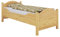Erst-Holz Seniorenbett extra hoch Rollrost Matratze 100x200 Massivholz Holzbett Gästebett 60.40-10FLM