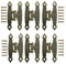 Dtoterul Vintage Bronze Scharniere 20 Stück - Antik Scharnier für Schrank-Türen & Möbel Dekoration
