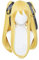 GZIRUE Gelbe Lange Gerade Perücke mit Schwarzes Band für Mary Saotome Wig Cosplay Anime Kostüm with Wig Cap