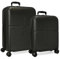 Pepe Jeans Highlight Koffer-Set, schwarz, 55/70 cm, starr, ABS-Verschluss, integriert, 116 l, 7,54 kg, 4 Räder, Handgepäck