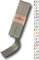 Sandras-Bastelladen Schrägband/Einfassband Satin gefalzt 2m x 20mm 005-Silbergrau