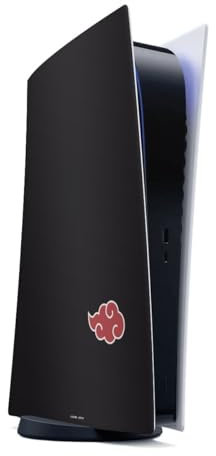 DeinDesign Autocollant Compatible avec Sony Playstation 5 Digital Edition Sticker Film Autocollant Akatsuki Naruto Shippuden Produit sous Licence Officielle