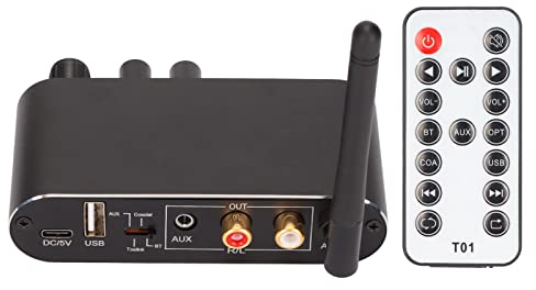 Sxhlseller Bluetooth-Digital-Analog-Konverter Professionelle 2 Geräte Verbinden Bluetooth-DAC-Konverter Unterstützt Lautstärkeregelung Musikumschaltung Bluetooth-Digital-Analog-Konverter