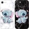 Omyzo [2 Stück Schutzhülle für iPhone 8 iPhone 7 iPhone SE 2022/2020 Hülle 4,7,Weiche Stoßfest TPU Silikon Cartoon Anime Case mit Niedlich Muster Design Cover Handyhülle für iPhone 8 7