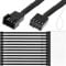Xiatiaosann Cable de extensión de 4 pines/3 pines para ventilador PWM, adaptador de corriente macho a hembra para ventilador de PC, para ventilador de refrigeración de caja computadora, 10 unidades
