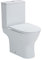 VEREG VEROSAN+ Stand-WC Kombination Paros, spülrandlos, Abgang waagerecht, inkl. WC-Sitz