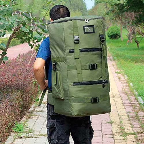 FLYIFE Wanderrucksack,125L Großer Survival Backpacker Rucksack,Wasserdichter Ultraleicht Faltbarer Kampfrucksack Trekkingrucksack,Damen Herren,Reiserucksack,für Camping,Wander,Oxford-Stoff