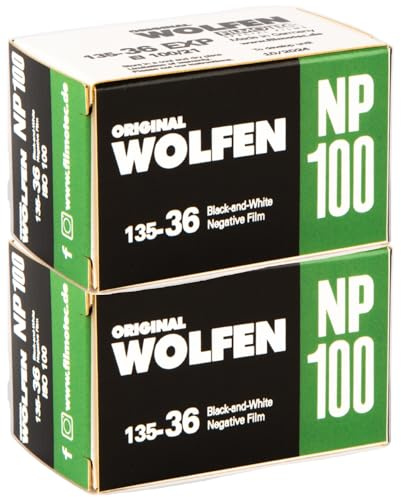 original WOLFEN (ORWO) NP100 schwarz/weiß Kleinbildfilm im Doppel Pack 2x36 Aufnahmen/Made in Germany