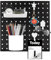 Wandpaneel-Kit Pegboard Wandhalterung DIY Pegboard Wand Lochplatte Wandhalterung für Werkstatt, Werkstatt und Werkbank, Desktop-Aufbewahrung, Bastel- und Dekorationsartikel (Schwarz - B)