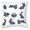 NIBABA Kissenbezüge 1 Stück niedliche kindliche Osterhasen dekorative Kissenbezüge 80 x 80 cm weiches Polyester quadratisch Kissenbezüge Kissenbezüge