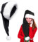 75cm Plüsch Nikolausmütze,Warm Dicker Nikolaus Mütze für Erwachsene Weihnachtszubehör,Deluxe-Weihnachtsmannmützen mit Samt und Plüschbesatz für Weihnachts Neujahr Geschenke Weihnachtsfeier Lieferungen