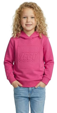 LEGO® Kapuzenpullover Kinder I Pullover Kinder I Sweatshirt Kinder | Hoodie Jungen und Mädchen I Rosa Sweatshirt I 128