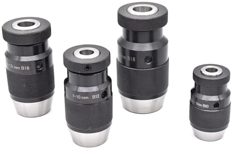 ERNZI 1 stücke Patrone B18 B22 Auto Bohrfutter B10 B12 B16 Bohrfutter Selbst Anziehen Keyless Tapper Chuck for Bohrmaschine (Color : B22(5MM-20MM))