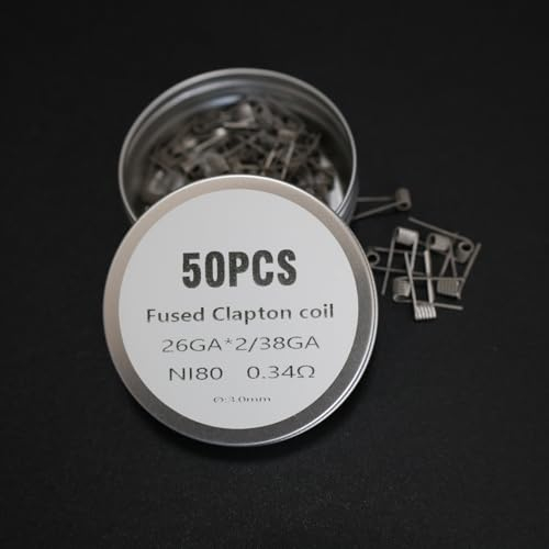WratryParts - Bobinas Ni80 preconstruidas para tanque RDA RTA RDTA RDTA (0,34 ohm)